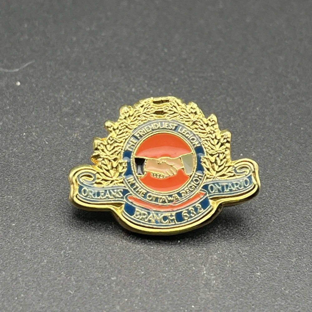 The Friendliest Legion In The Ottawa Region Orleans Ontario 632 Lapel‎ Hat Pin